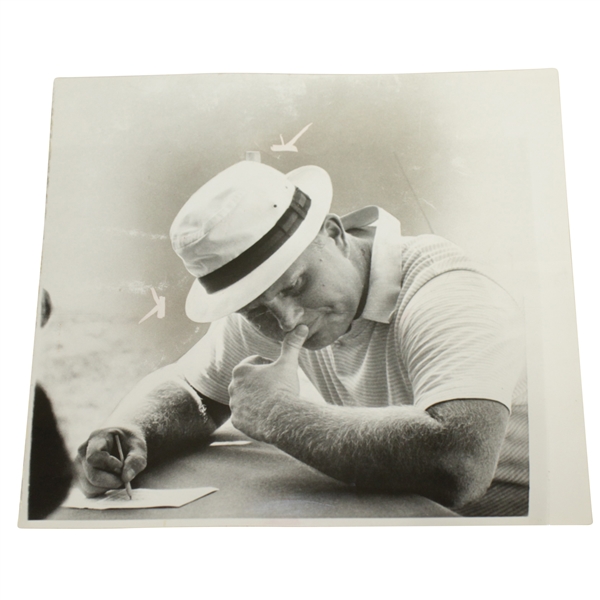 1965 Jack Nicklaus Wire Photo Scoring Thunderbird Classic Scorecard