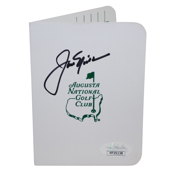 Jack Nicklaus Signed Augusta National Golf Club Scorecard JSA #FF35138