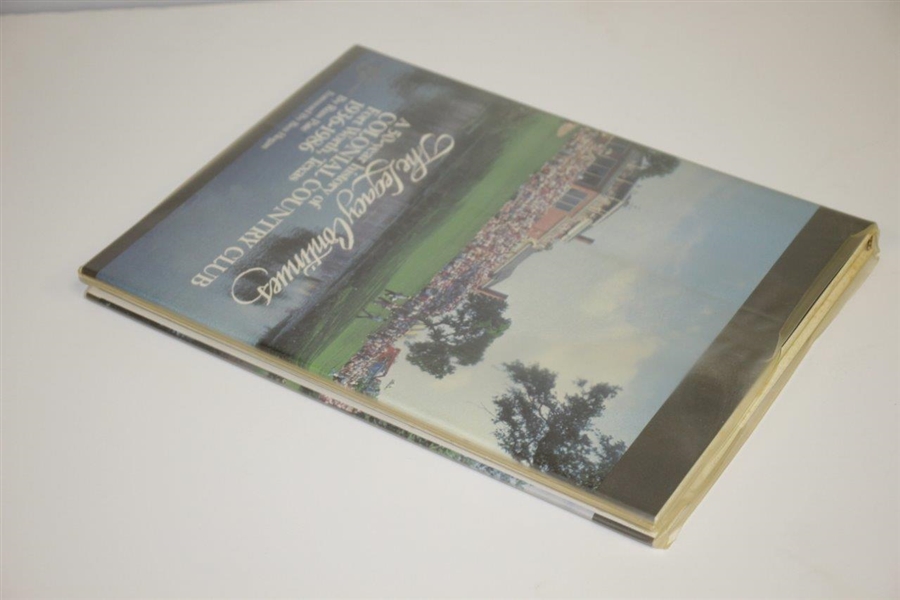 Ben Hogan Signed Colonial Country Club 'The Legacy Continues' 1936-1986 Book JSA ALOA