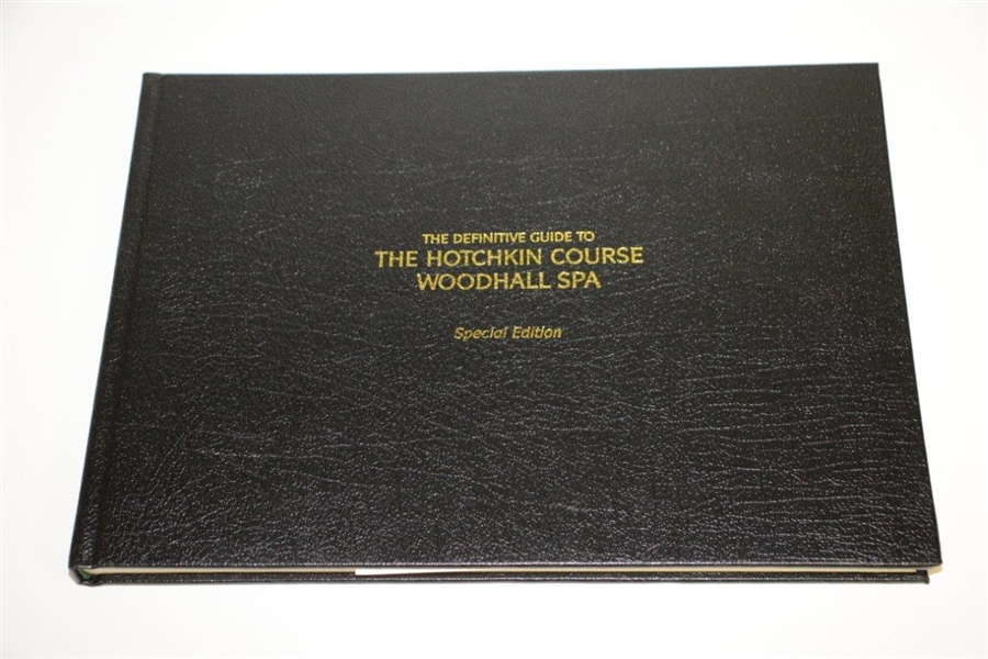 Golf on Gullane Hill LE by Author Baird & The Hotchkin Course Woodhall Spa Books Sp Ed
