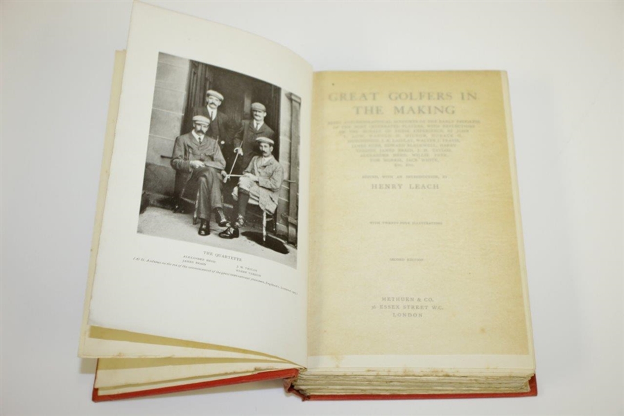 1907 'Great Golfers in the Making' Book by Thirty-Four Famous Players - Edited by Henry Leach