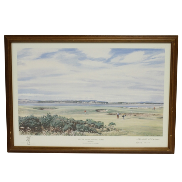 Arthur Weaver 'High Hole - Coming Home' The Eleventh Old Course Artist Proof - 1990