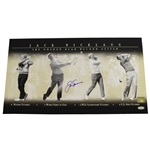 Jack Nicklaus Signed The Golden Bear Record Setter Photo with Golden Bear Hologram