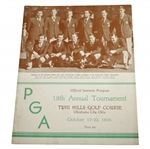 1935 PGA Championship at Twin Hills GC Program - Johnny Revolta Winner