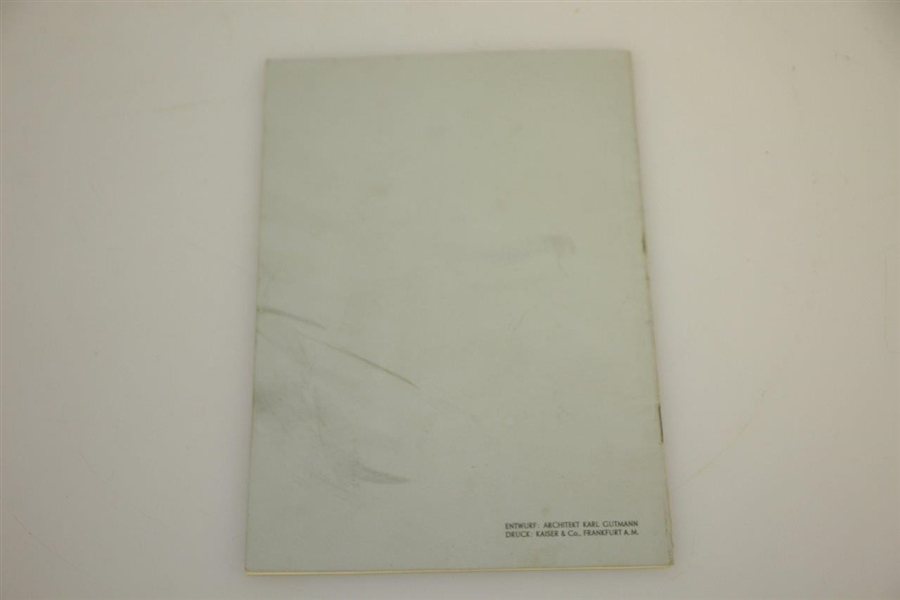 Frankfurter Golf Club Program/Booklet - The Rod Munday Collection