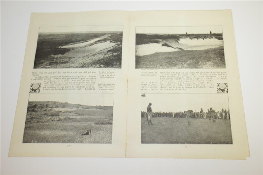 Harry Vardon 1914 Everybody's Magazine Article 'What's Wrong with American Golf?'