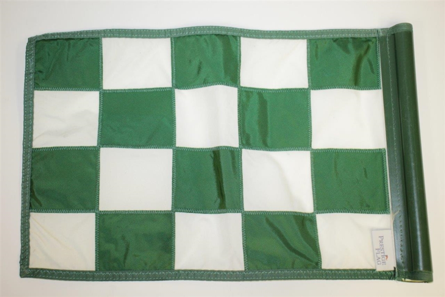 Cypress Point Golf Club Course Used Green/White Checkered Flag