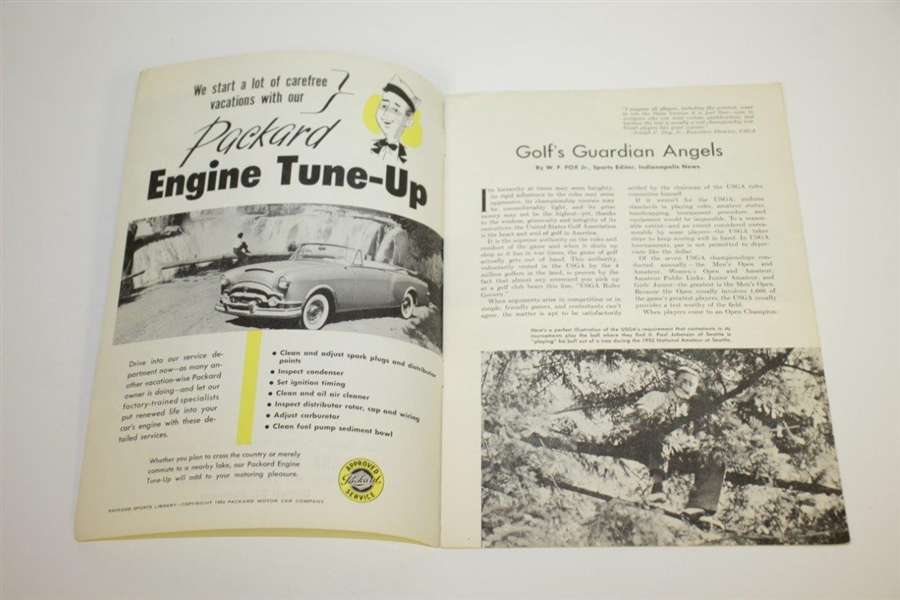 1954 The Packard Sports Library 'Golf's Guardian Angels' Complete Publication Vol 4 No 1