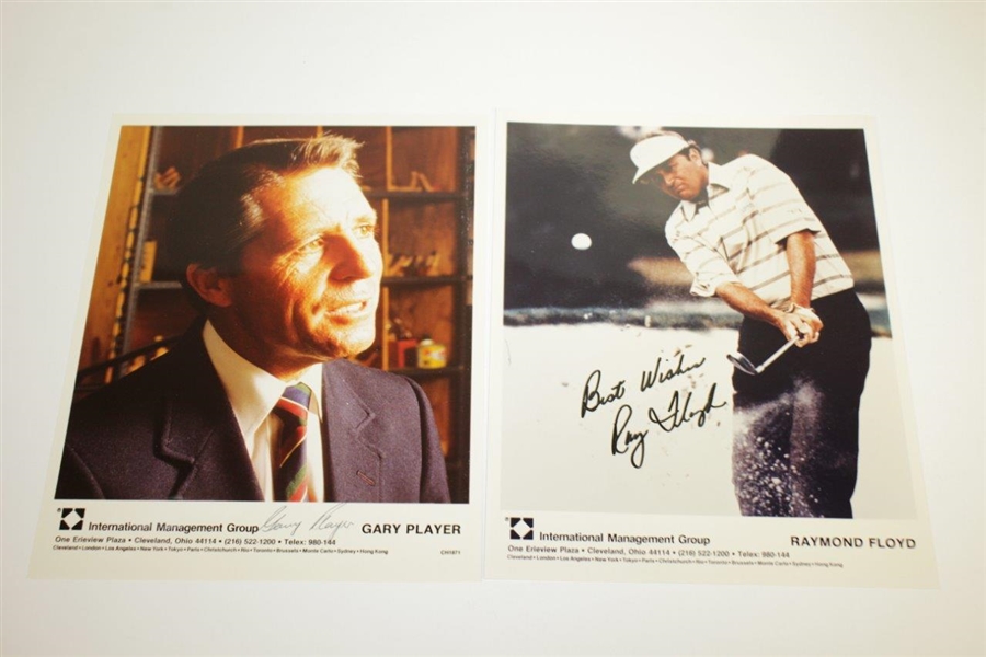 Byron Nelson & Ten other Masters Champs Signed 8x10 Photos JSA ALOA