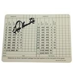 Seve Ballesteros Signed Augusta National Golf Club Scorecard JSA ALOA