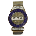 1966 PGA Championship at Firestone CC Contestant Badge - Al Geiberger Winner