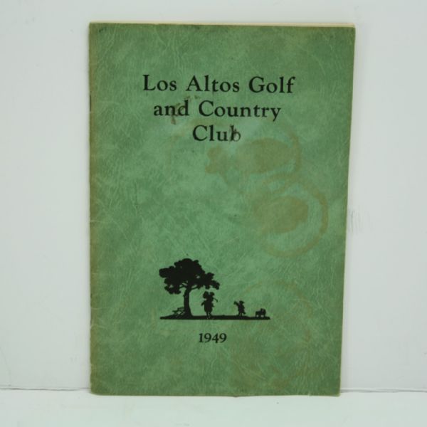 Lot of Three Los Altos Golf and Country Club Member Books - 1949, 1950, and 1998