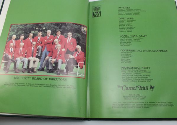 1987 Medinah Country Club The Camel Trail Member Book
