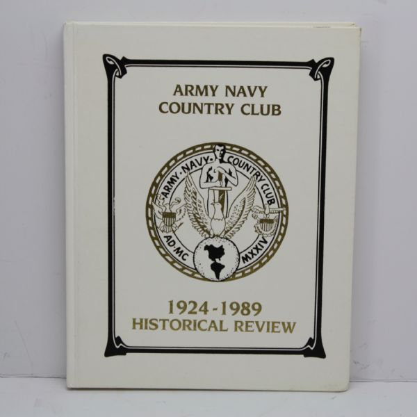 1989 Army-Navy Country Club 75 Years Book
