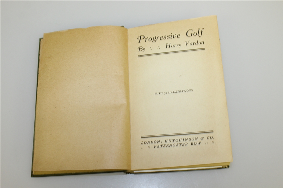 Two Golf Books - 'Golf Through the Ages' by MacLean & 'Progressive Golf' by Vardon