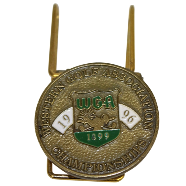 Robert Floyd's 1996 Western Golf Association Championship Contestant Badge/Clip