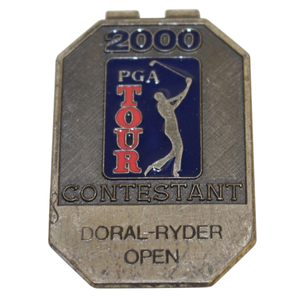 Robert Floyd's 2000 PGA Tour Doral-Ryder Open Contestant Badge/Clip