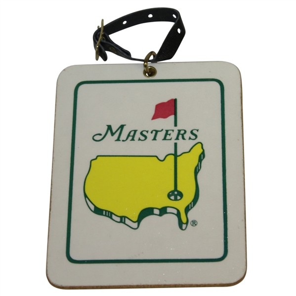 1994 Masters Rectangular Bag Tag Logo on Front & List of Champions Through 1993 on Reverse