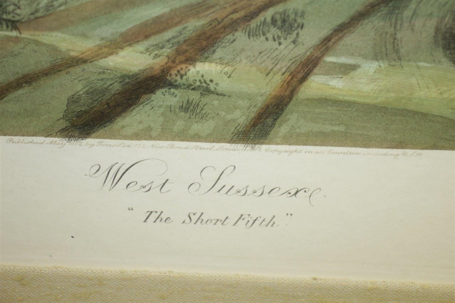 West Sussex The Short Fifth Print - 1953 by Ernest Greenwood
