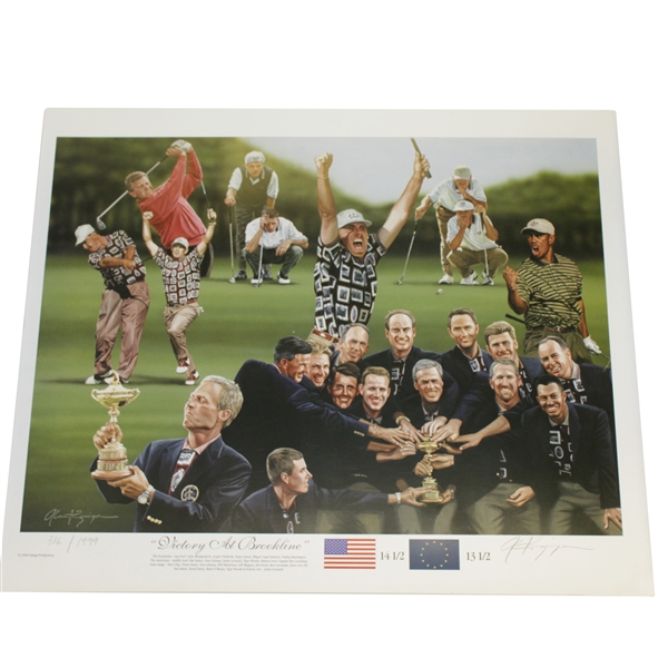 1999 Ryder Cup Limited Ed 'Victory at Brookline' Artist Signed Print