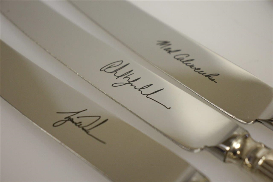 Mark Calcavecchia's 2002 Ryder Cup Knife Set Players' Gift - Arthur Price of England