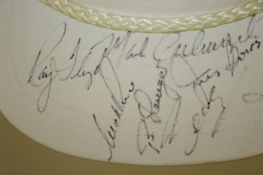 1989 US Open Hat Signed by Ballesteros, Boros, Floyd, Winner Strange & Others JSA ALOA