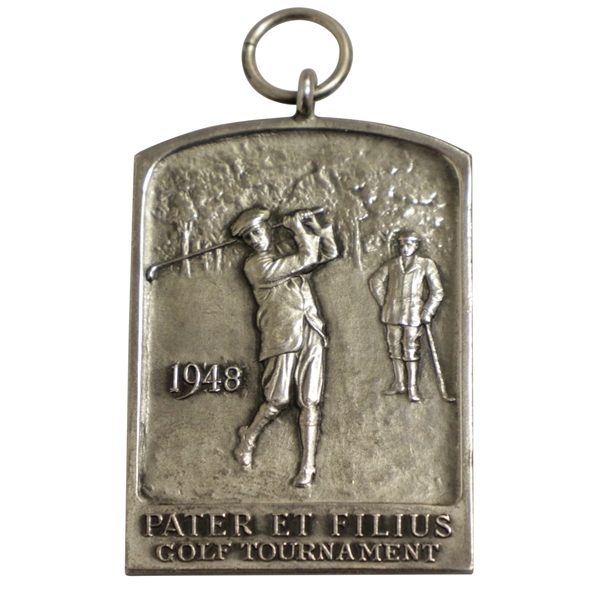 1948 Pater Et Folius (Father and Son) Golf Tournament Second Low Net Sterling Medal