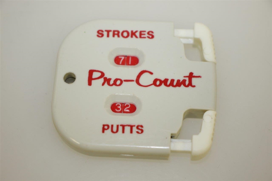 Classic Pro-Count Strokes/Putts Golf Scorekeeper with Partial Packaging - Crist Collection