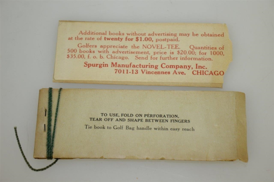 Vintage Spurgin Novel-Tee Booklet - Citizens & Southern Bank - Crist Collection