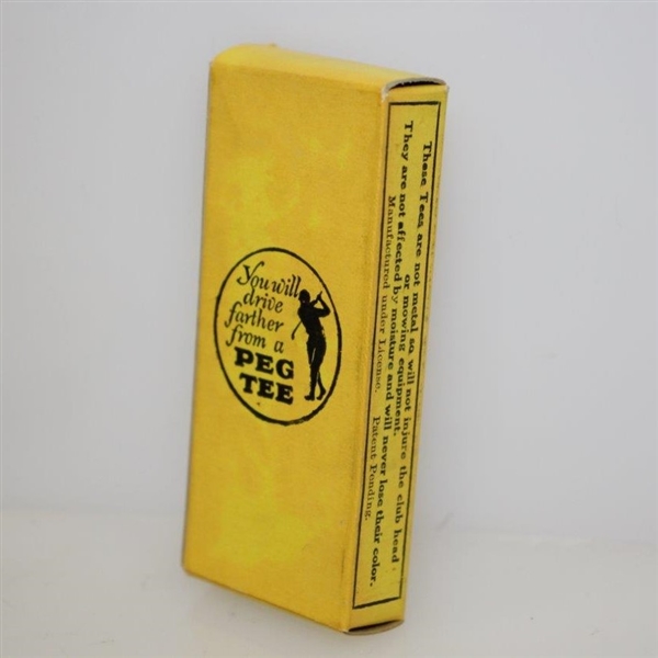 Vintage Peg-A-Golf Tee of Superior Quality Box - J.H. Dillon & Co. - Crist Collection
