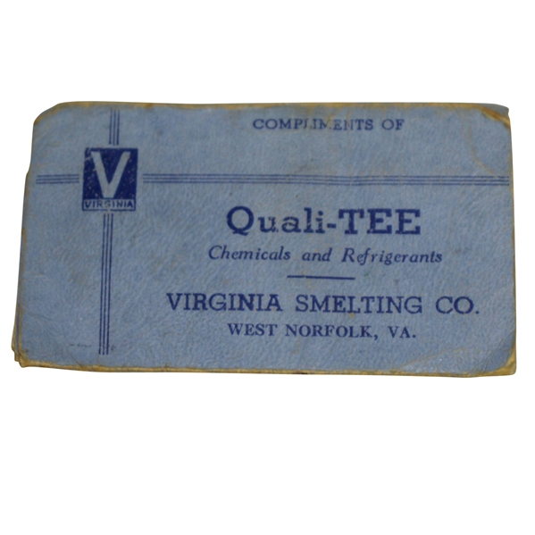 Vintage Quali-TEE Golf Tees in Original Case - Virginia Smelting Co. - Crist Collection