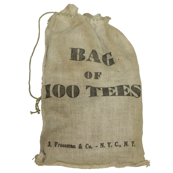 Vintage Bag of 100 Tees Canvas Bag with Tees - J. Pressman & Co. - Crist Collection