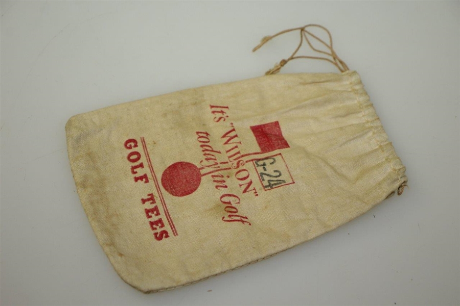 Vintage It's Wilson Today in Golf Canvas Bag - G-24 -  Crist Collection