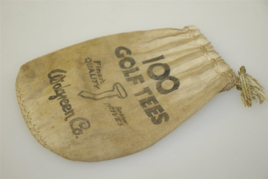 Vintage Walgreen Co. 100 Golf Tees Canvas Tee Bag - Crist Collection
