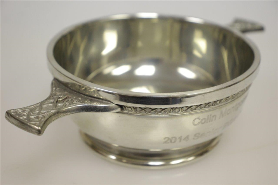 Colin Montgomerie's 2014 Senior PGA Championship Celtic Pewter Quiche Bowl Champion Gift