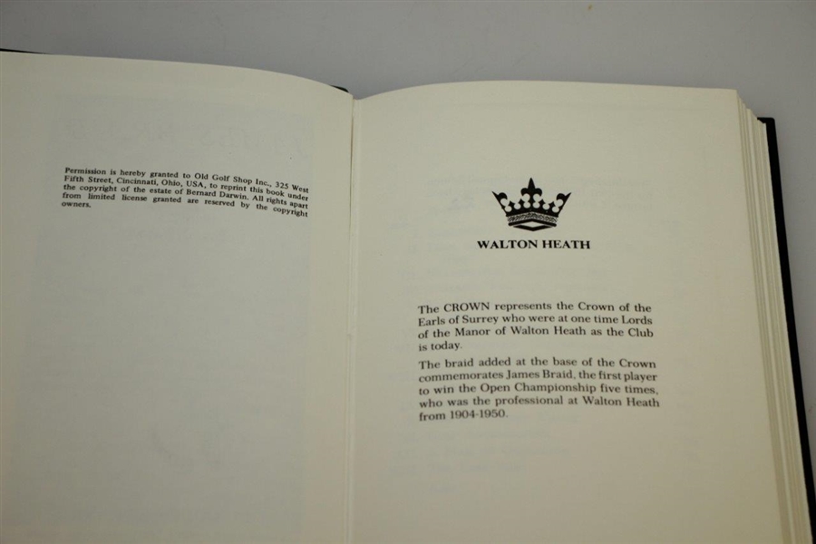 1981 Ryder Cup Walton Heath 'James Braid' by Bernard Darwin LE Book #22/200 