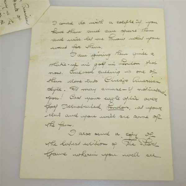 Author P.A. Vaile 1932 4 Page Handwritten Letter - Rod Munday Collection JSA ALOA