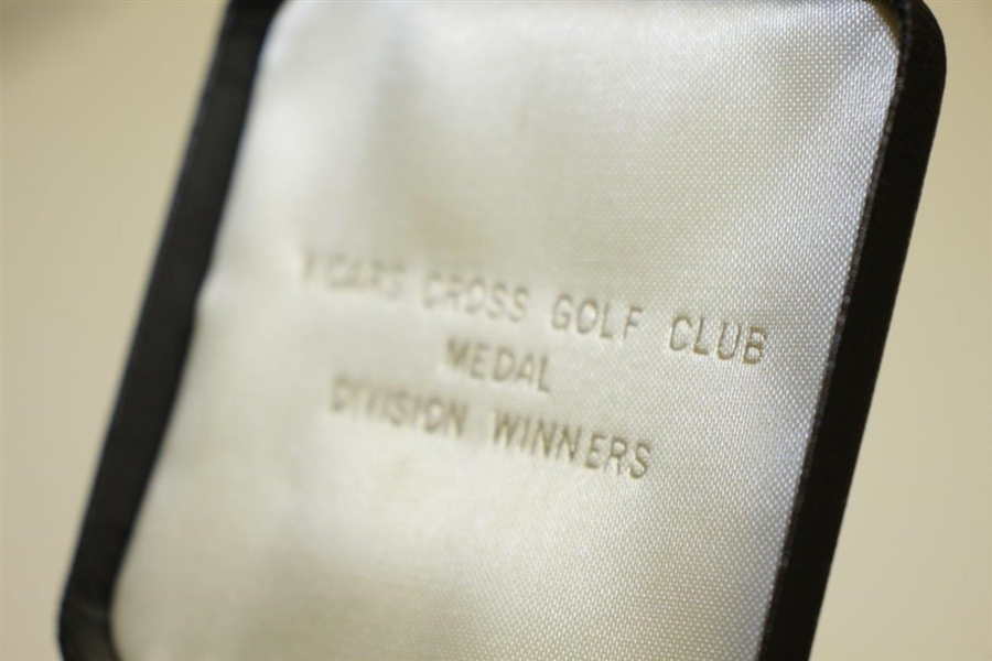 Vicars Cross Golf Club Division Winners Medal in Original Case - Unmarked