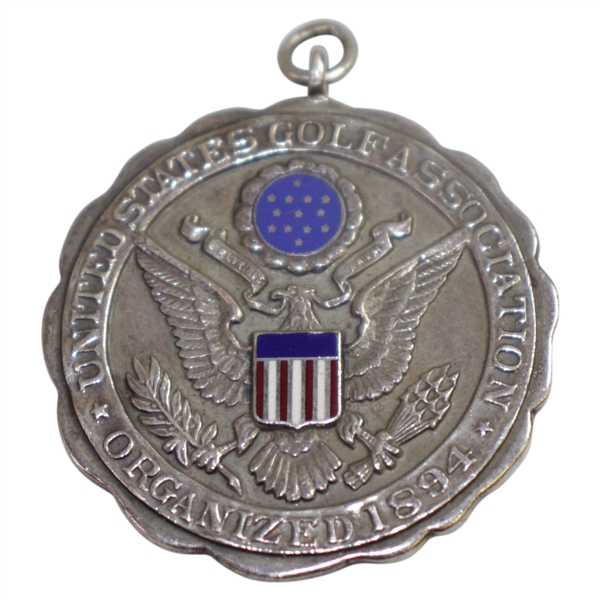 Don Cherry's 1954 US Open Sectional Qualifying Round Low Scorer Sterling Medal - Long Island