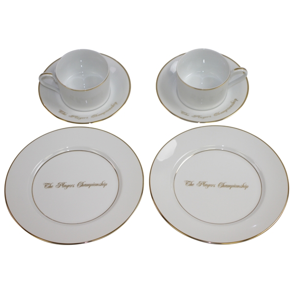 Mark Calcavecchia's Tiffany & Co. The Players Championship Porcelain Serving Plates with Cups/Plates 