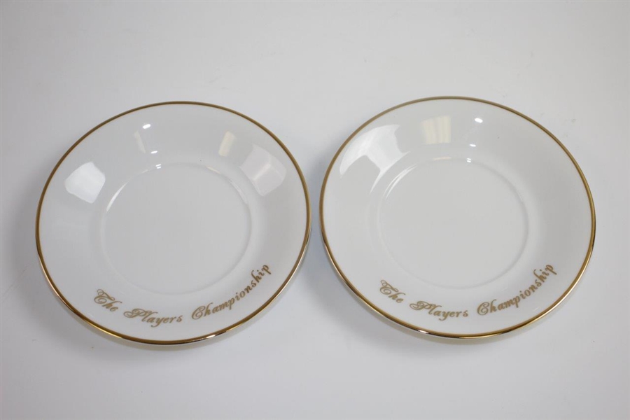 Mark Calcavecchia's Tiffany & Co. The Players Championship Porcelain Serving Plates with Cups/Plates 