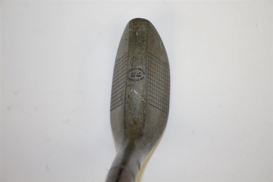 Standard Golf Mills Patent Hatched Face Duplex Dual Sided Head Club