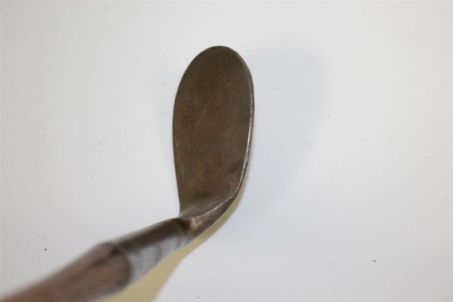 Circa 1906-1908 Spalding Gold Medal Smooth Face Lofting Iron Hosel A34 with Shaft Stamp