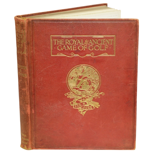 1912 Ltd Ed 'The Royal & Ancient Game of Golf' by Harold Hilton & Garden Smith 394/900