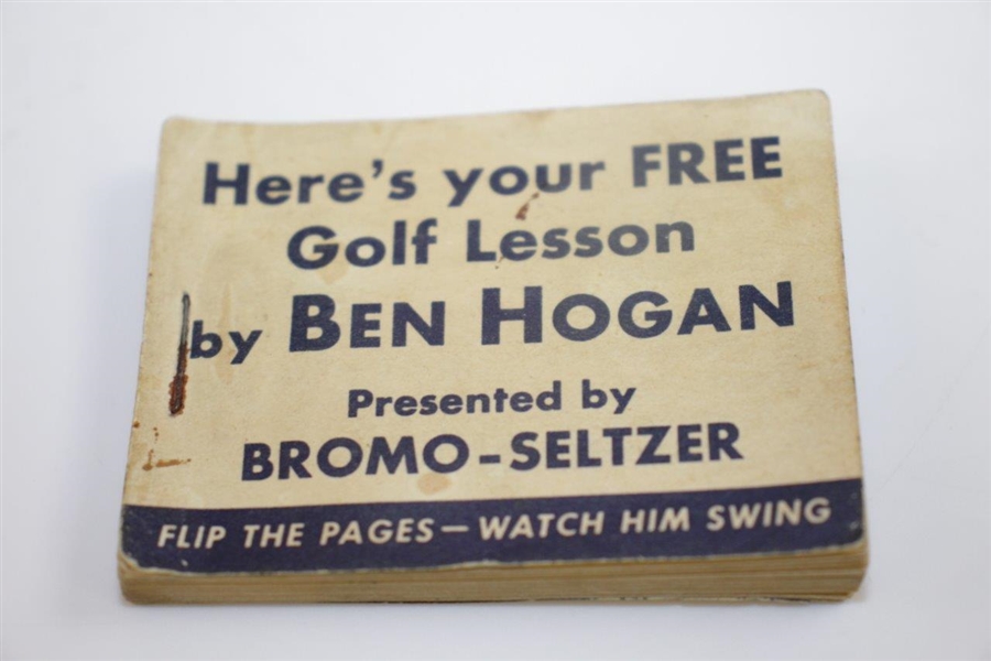 Ben Hogan's Magic Eye Movie - Smashing Drive Flip Book Presented by Bromo-Seltzer