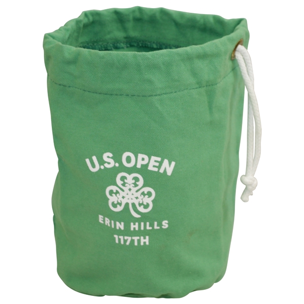 US Open at Erin Hills Green Range Ball Bag with String - 2017