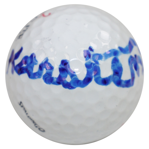 Karsten Solheim Signed Top-Flite XL Logo Golf Ball JSA ALOA
