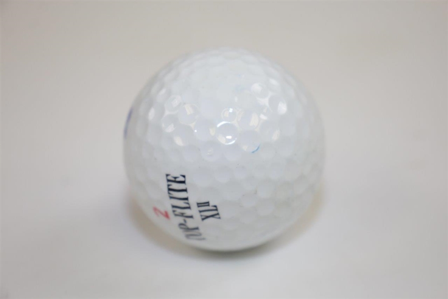 Karsten Solheim Signed Top-Flite XL Logo Golf Ball JSA ALOA