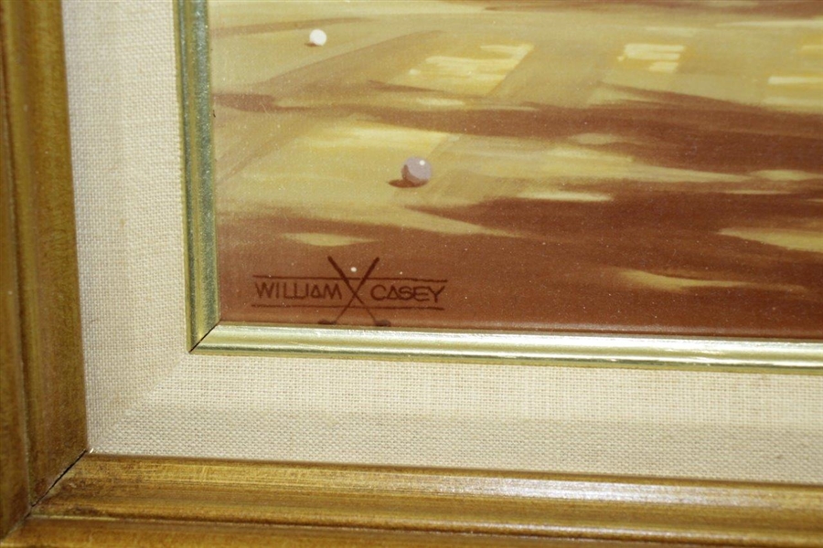 Augusta National Golf Club Hole No. 16 Print by William Casey - Framed