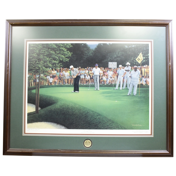 Lee Trevino Signed Official 1984 PGA Championship Lithograph Turning Point AP 63/90 JSA ALOA
